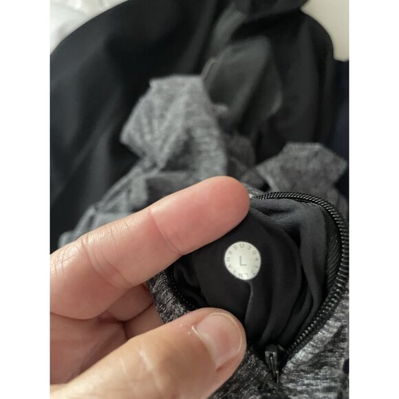 Lululemon Pullover Mens L Gray Surge Warm 1/2 Zip Long Sleeve Running Golf Top - Picture 5 of 6